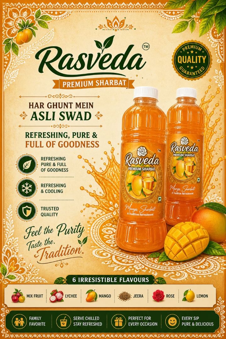 Rasveda Mango Sharbat — premium quality poster